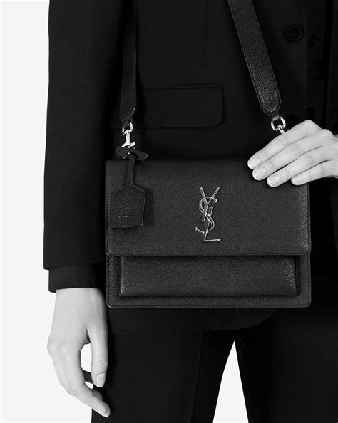 ysl monogram bag sunset|ysl monogram leather satchel bag.